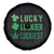 Funny St. Patrick's Day Weed Spare Tire Cover Lucky Luckiest Cannabis Shamrock