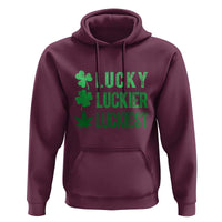 Funny St. Patrick's Day Weed Hoodie Lucky Luckiest Cannabis Shamrock