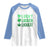 Funny St. Patrick's Day Weed Raglan Shirt Lucky Luckiest Cannabis Shamrock