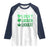 Funny St. Patrick's Day Weed Raglan Shirt Lucky Luckiest Cannabis Shamrock