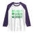 Funny St. Patrick's Day Weed Raglan Shirt Lucky Luckiest Cannabis Shamrock