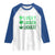 Funny St. Patrick's Day Weed Raglan Shirt Lucky Luckiest Cannabis Shamrock