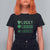 Funny St. Patrick's Day Weed T Shirt For Women Lucky Luckiest Cannabis Shamrock