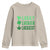 Funny St. Patrick's Day Weed Youth Sweatshirt Lucky Luckiest Cannabis Shamrock