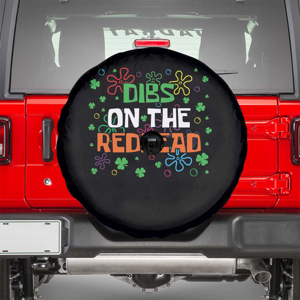 Funny St. Patrick's Day Spare Tire Cover Dibs On The Redhead