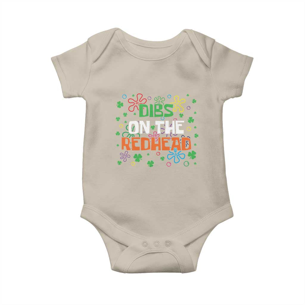 Funny St. Patrick's Day Baby Onesie Dibs On The Redhead