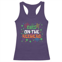 Funny St. Patrick's Day Racerback Tank Top Dibs On The Redhead