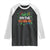 Funny St. Patrick's Day Raglan Shirt Dibs On The Redhead
