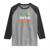 Funny St. Patrick's Day Raglan Shirt Dibs On The Redhead