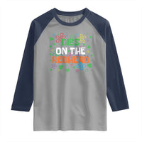Funny St. Patrick's Day Raglan Shirt Dibs On The Redhead