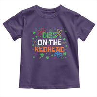Funny St. Patrick's Day Toddler T Shirt Dibs On The Redhead