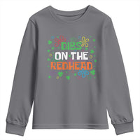 Funny St. Patrick's Day Youth Sweatshirt Dibs On The Redhead
