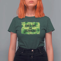 Funny St. Patrick's Day Dibs On The Redhead T Shirt For Women