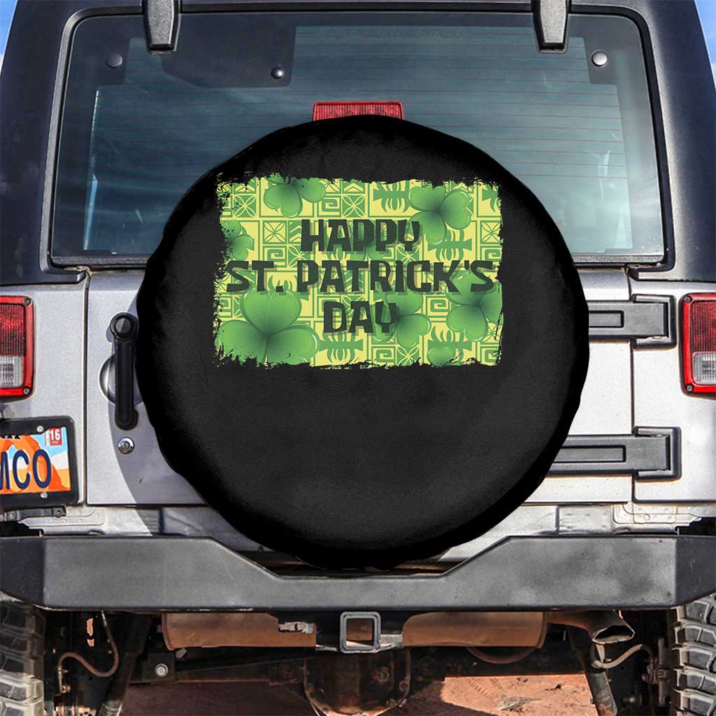 Funny Happy St. Patrick's Day Spare Tire Cover