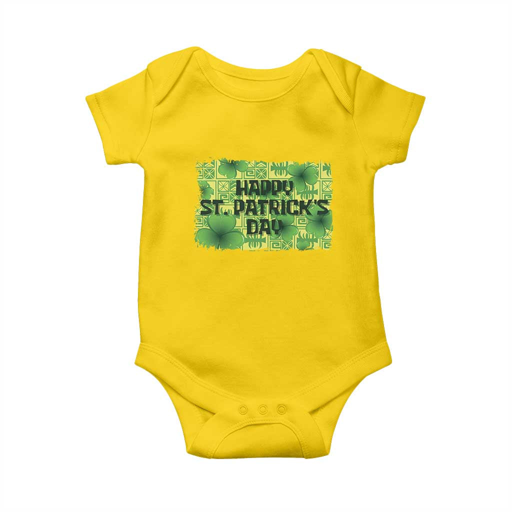 Funny Happy St. Patrick's Day Baby Onesie
