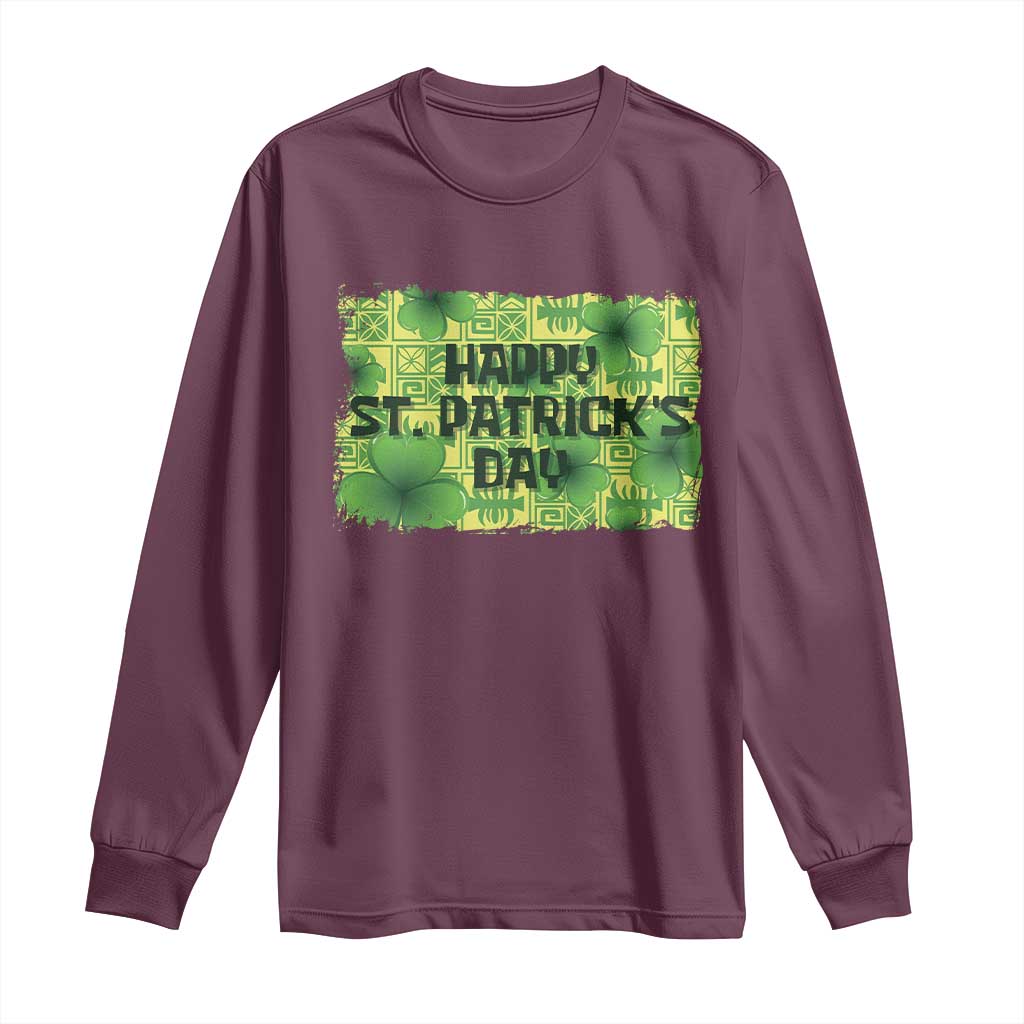 Funny Happy St. Patrick's Day Long Sleeve Shirt