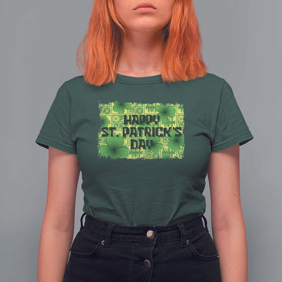 Funny Happy St. Patrick's Day T Shirt For Women
