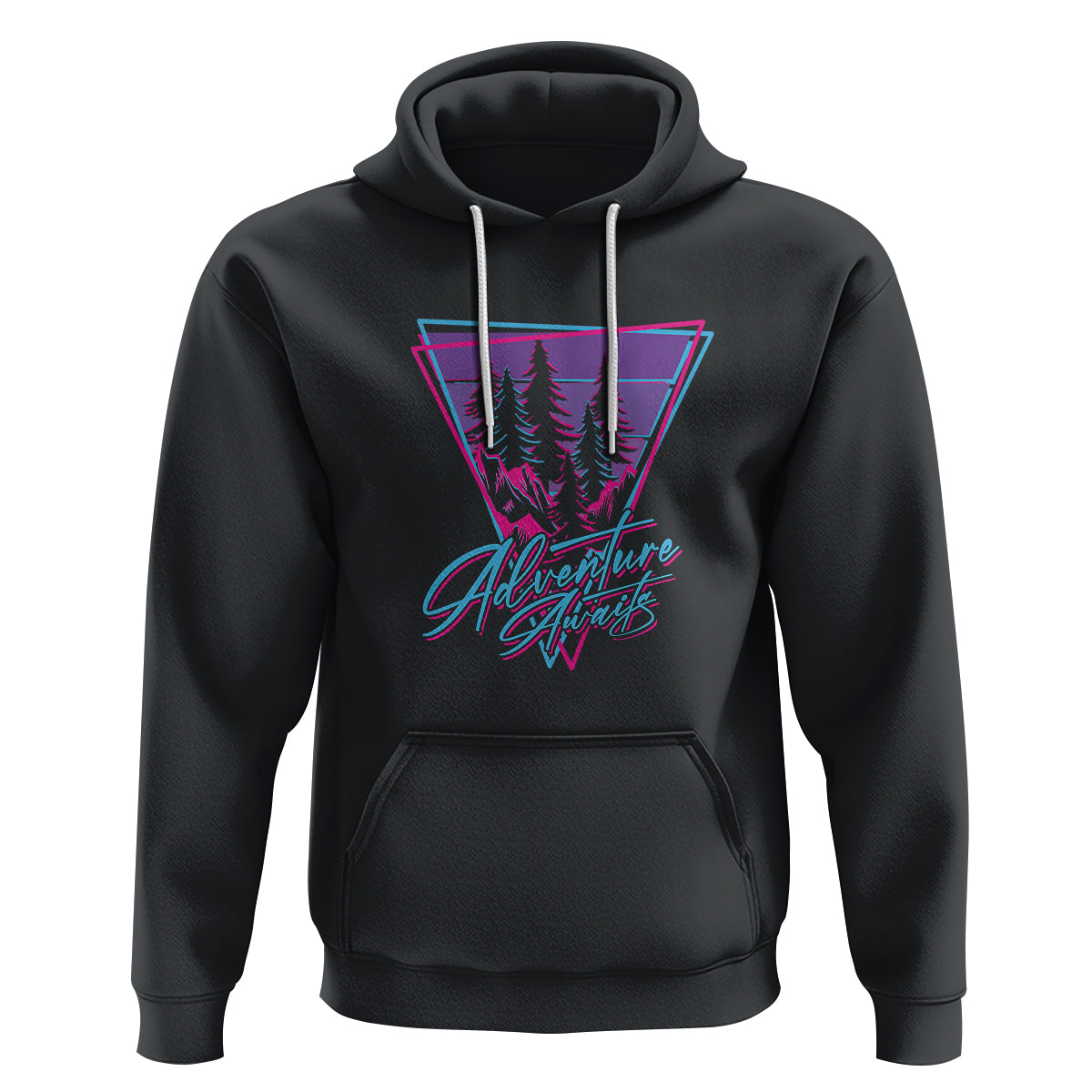 Camping Lover Hoodie Adventure Awaits Outdoors Hiking Mountains Climber - Wonder Print Shop