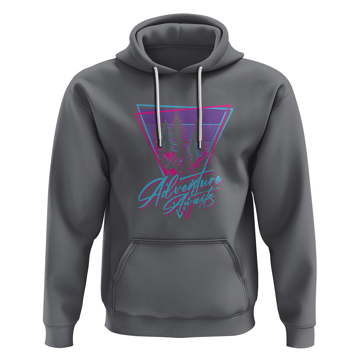 Camping Lover Hoodie Adventure Awaits Outdoors Hiking Mountains Climber - Wonder Print Shop