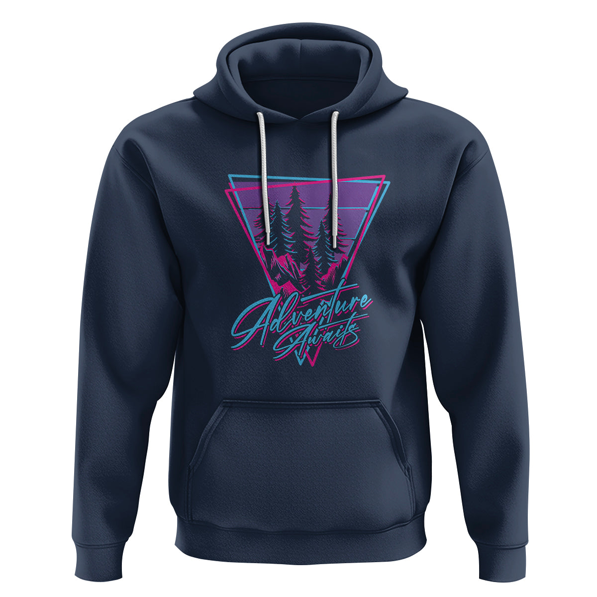 Camping Lover Hoodie Adventure Awaits Outdoors Hiking Mountains Climber - Wonder Print Shop