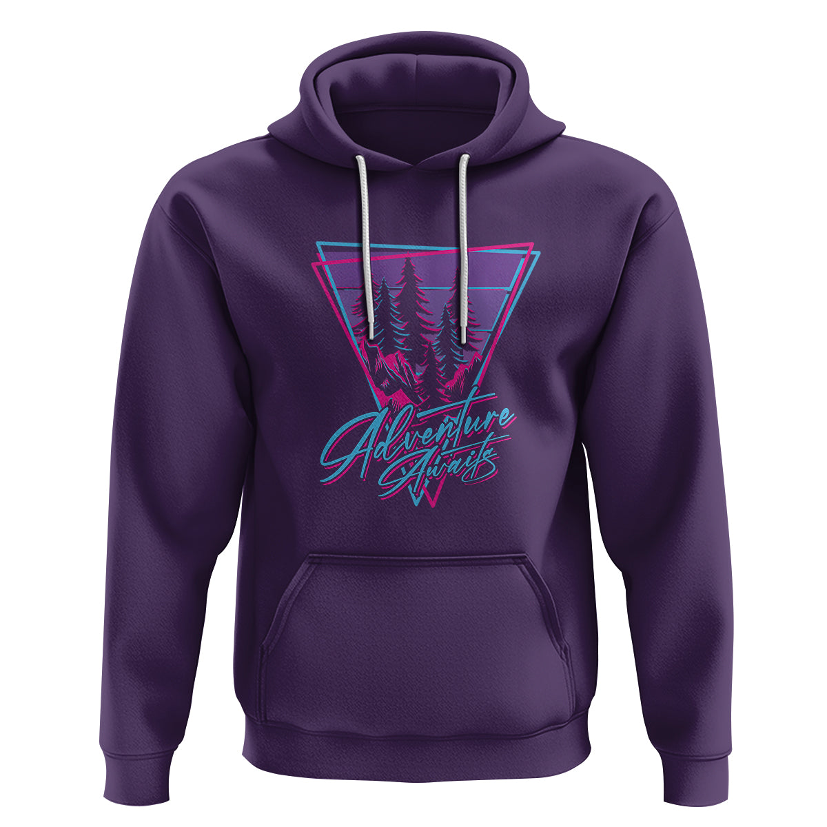 Camping Lover Hoodie Adventure Awaits Outdoors Hiking Mountains Climber - Wonder Print Shop
