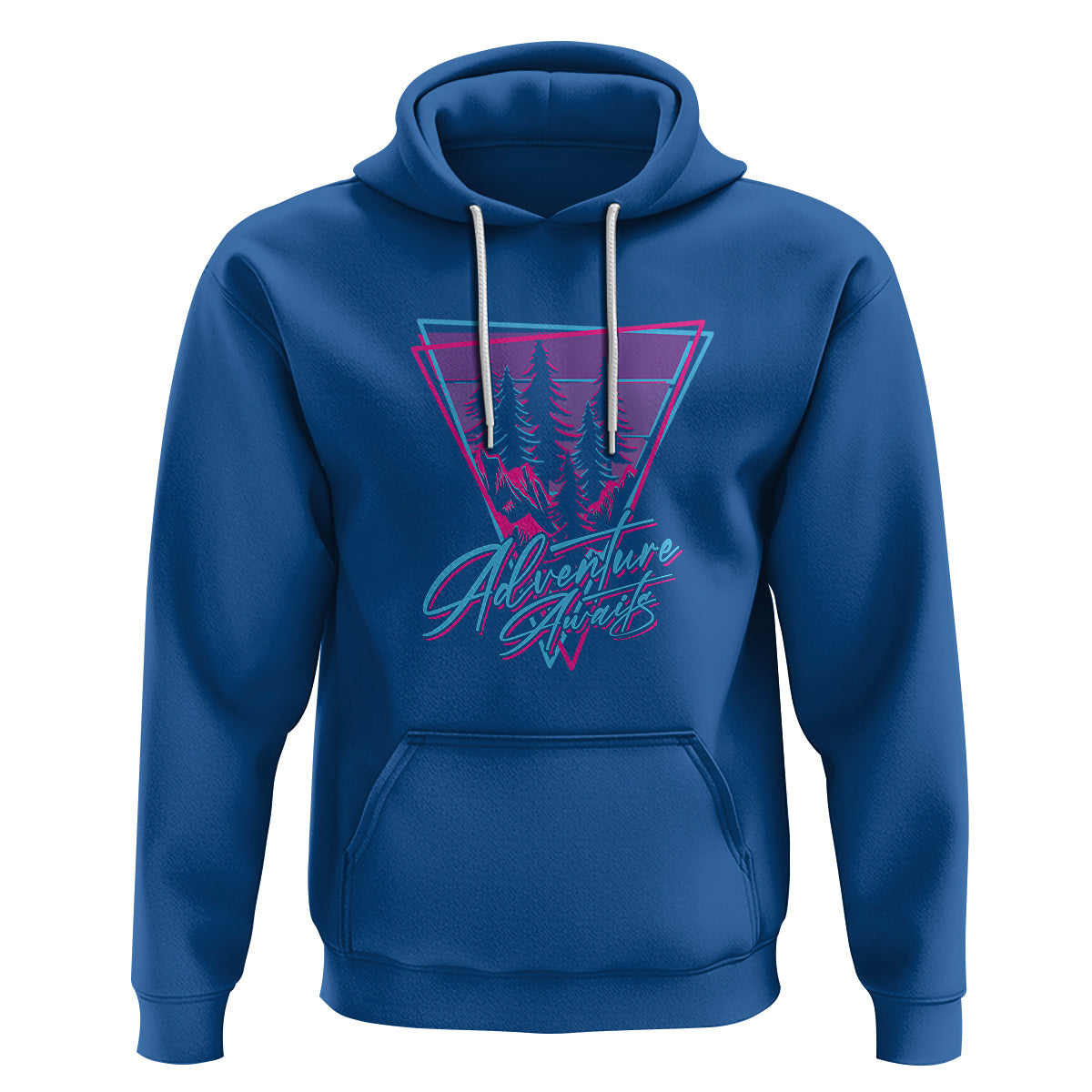 Camping Lover Hoodie Adventure Awaits Outdoors Hiking Mountains Climber - Wonder Print Shop