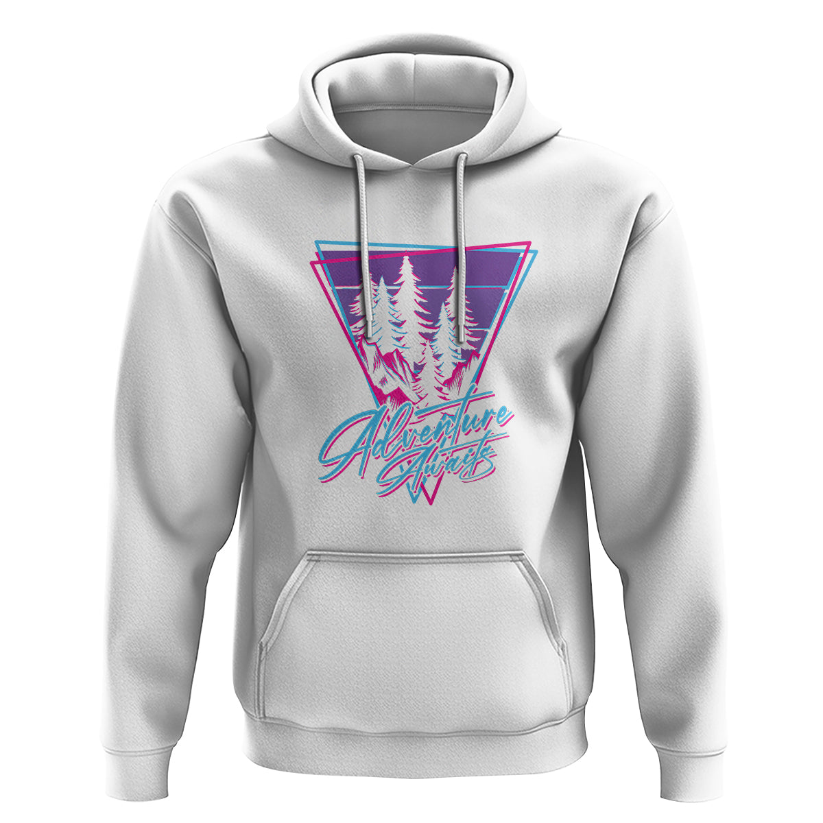Camping Lover Hoodie Adventure Awaits Outdoors Hiking Mountains Climber - Wonder Print Shop