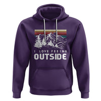 Funny Camping Hoodie I Love Peeing Outside Nature Lover Hiking Men - Wonder Print Shop