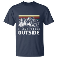 Funny Camping T Shirt I Love Peeing Outside Nature Lover Hiking Men - Wonder Print Shop