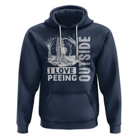 Funny Camping Hoodie I Love Peeing Outside Nature Lover Hiking Men - Wonder Print Shop