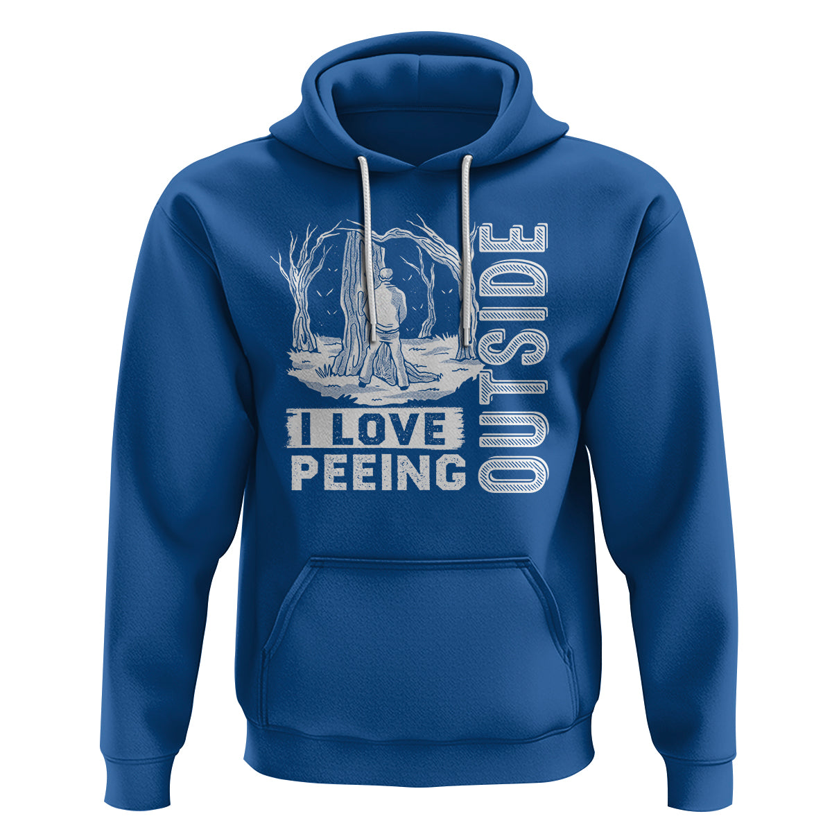 Funny Camping Hoodie I Love Peeing Outside Nature Lover Hiking Men - Wonder Print Shop