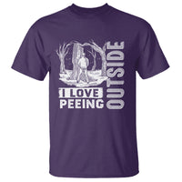 Funny Camping T Shirt I Love Peeing Outside Nature Lover Hiking Men - Wonder Print Shop