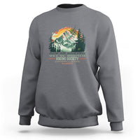 Hiking Society Sweatshirt Out Of Breath Don't Worry I'll Be There In A Minute - Wonder Print Shop