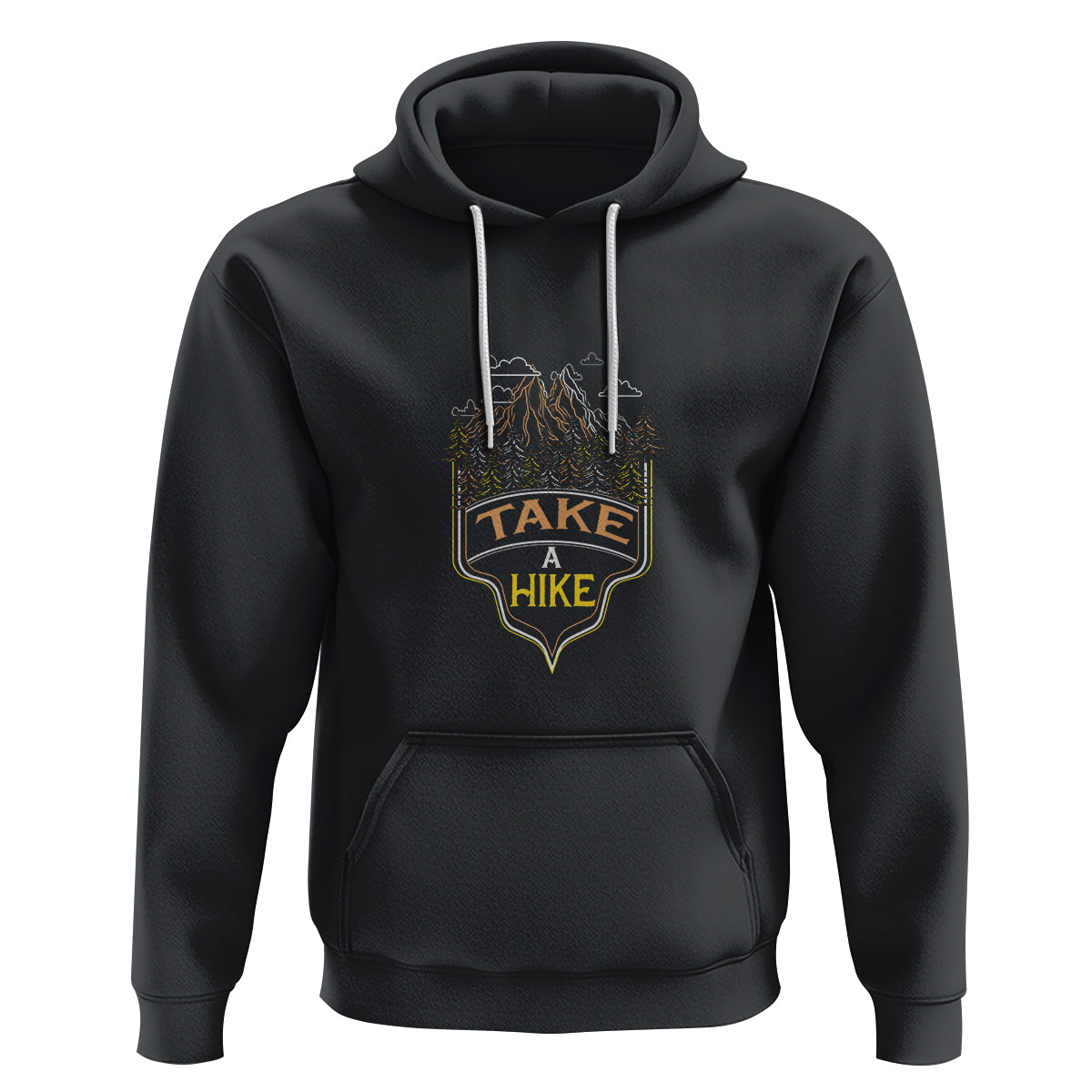 Hiking Lover Hoodie Take A Hike Outdoor Nature Scene - Wonder Print Shop