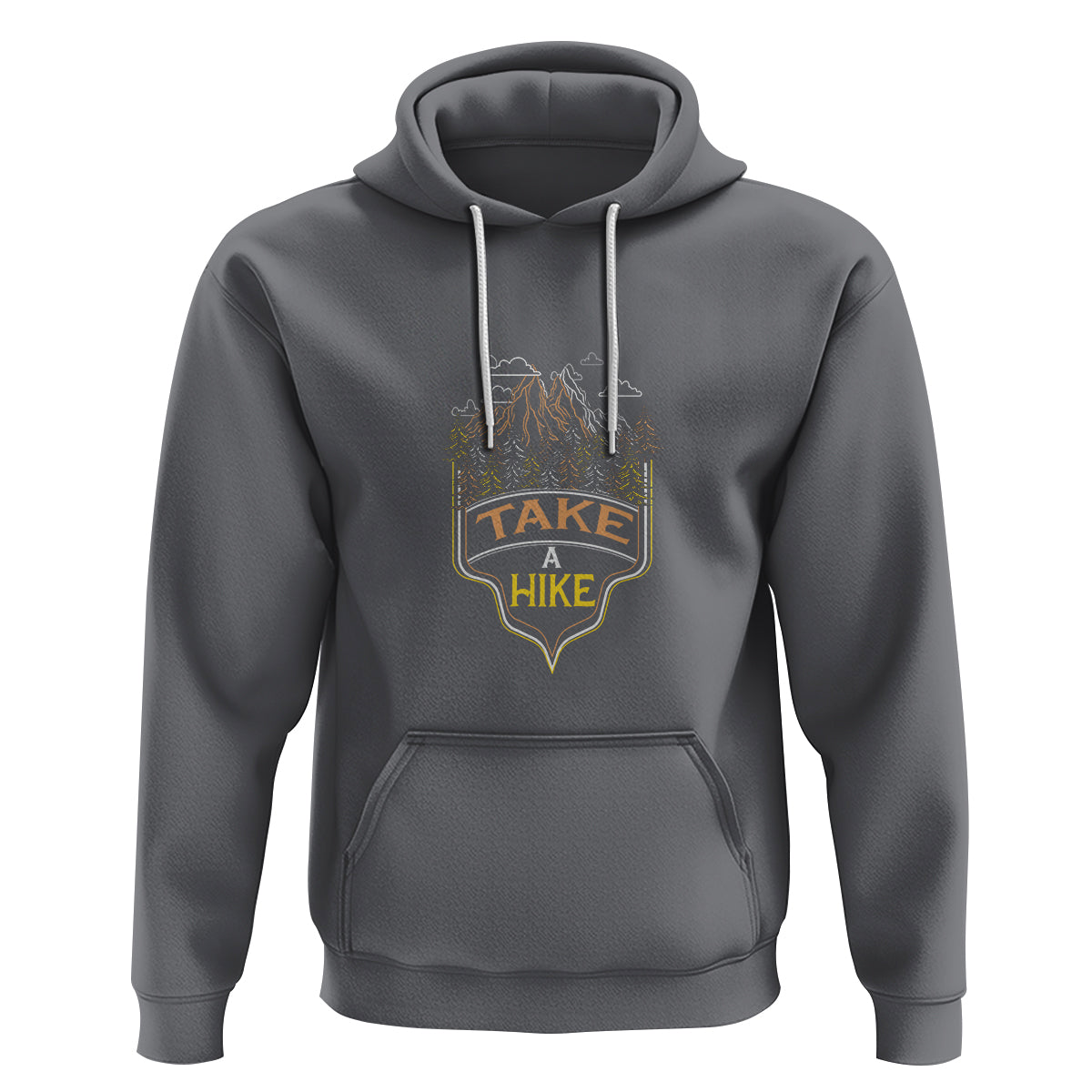 Hiking Lover Hoodie Take A Hike Outdoor Nature Scene - Wonder Print Shop
