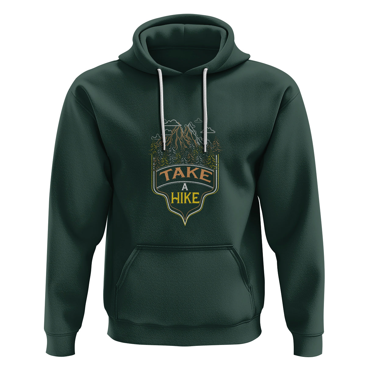 Hiking Lover Hoodie Take A Hike Outdoor Nature Scene - Wonder Print Shop