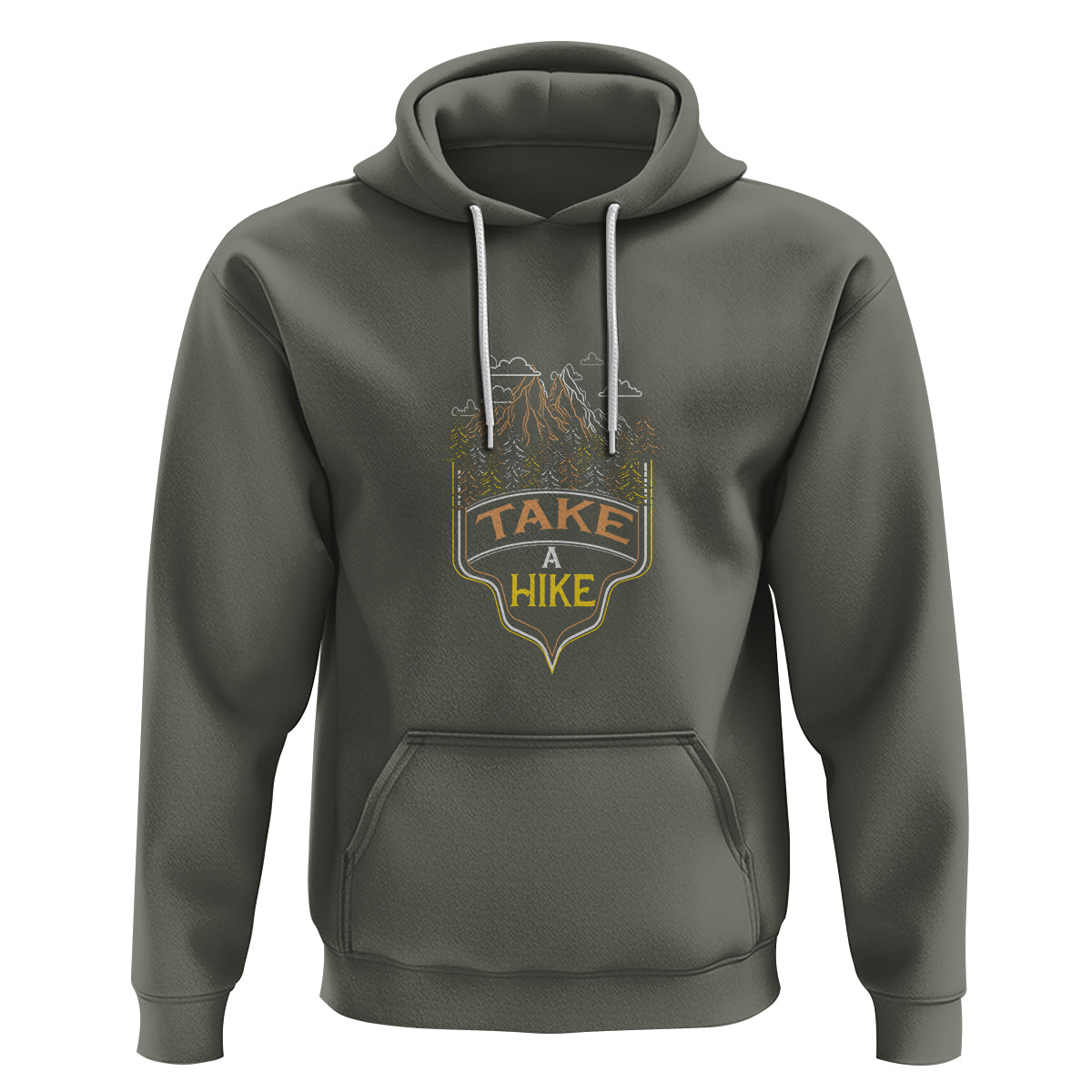 Hiking Lover Hoodie Take A Hike Outdoor Nature Scene - Wonder Print Shop