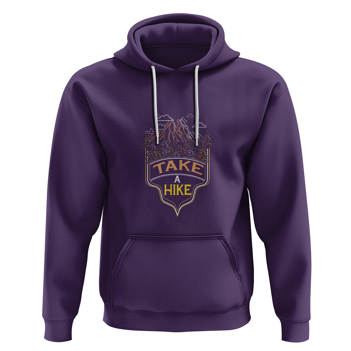 Hiking Lover Hoodie Take A Hike Outdoor Nature Scene - Wonder Print Shop