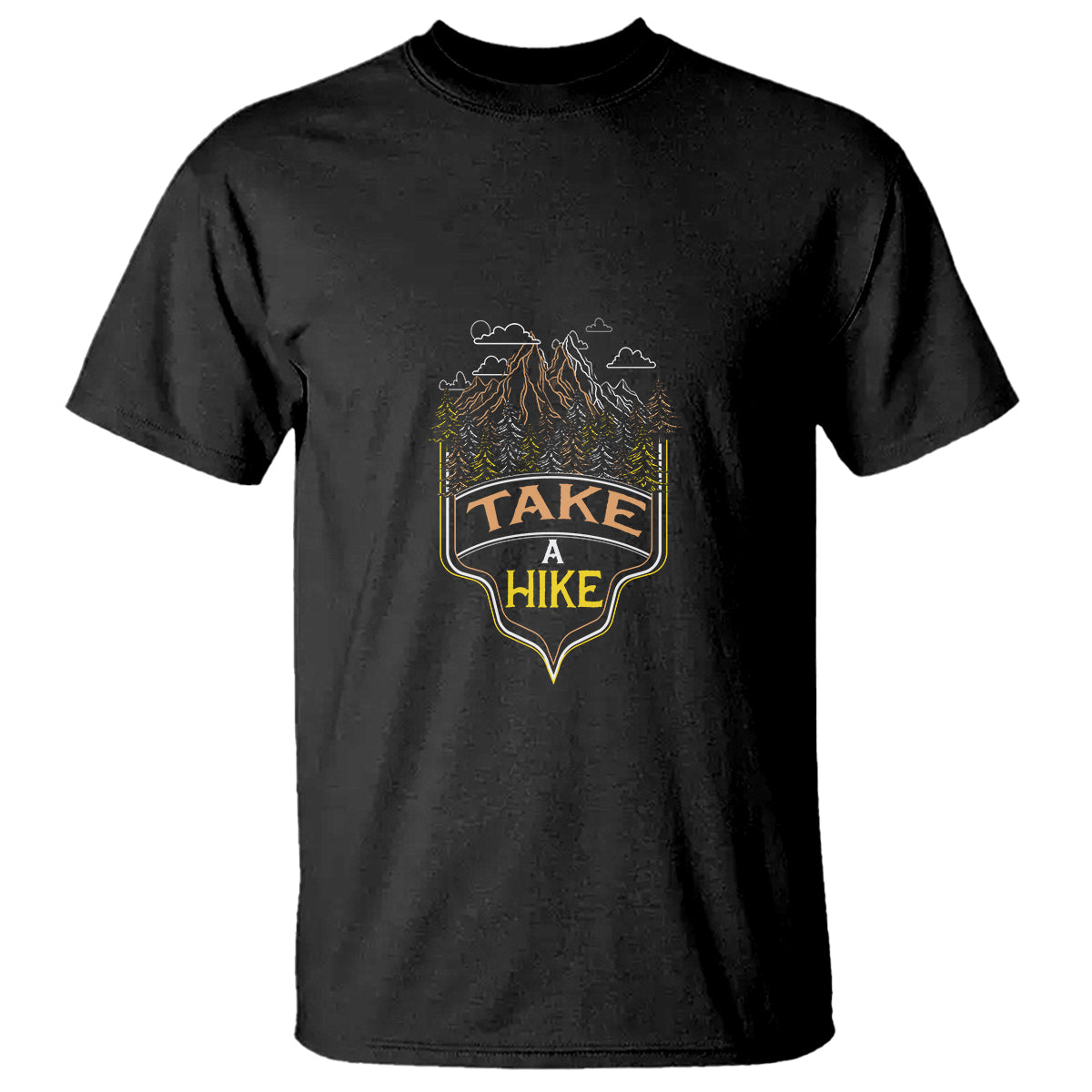 Hiking Lover T Shirt Take A Hike Outdoor Nature Scene - Wonder Print Shop