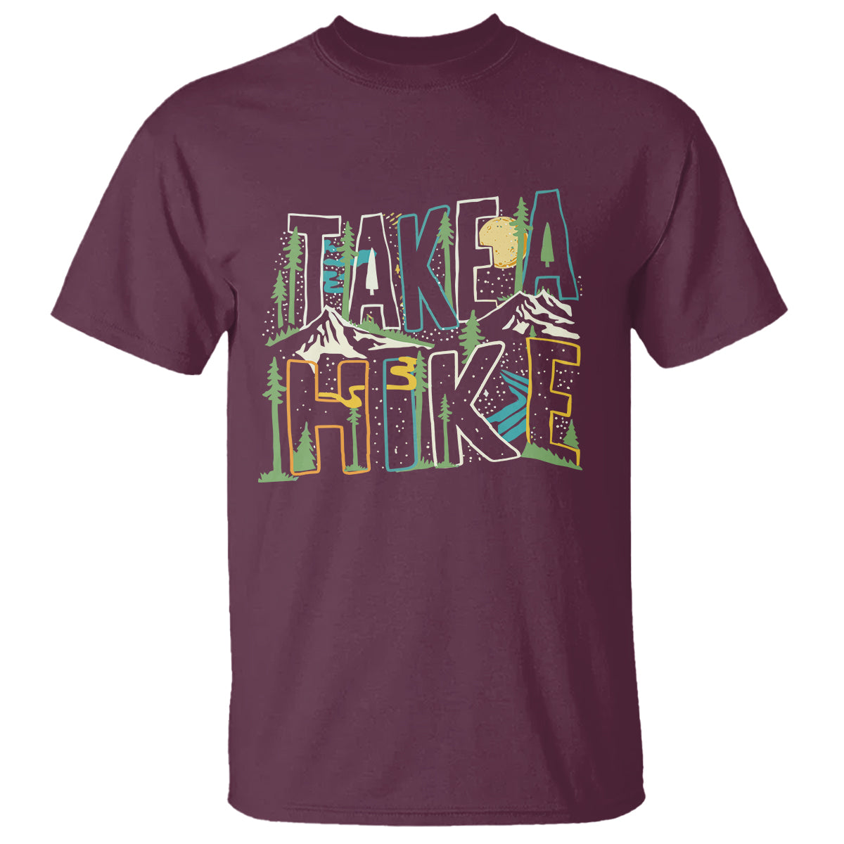Hiking Lover T Shirt Take A Hike Outdoor Nature - Wonder Print Shop