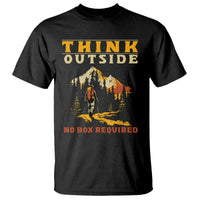 Nature Lover T Shirt Think Outside No Box Required - Wonder Print Shop