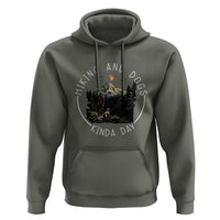 Hiking And Dogs Hoodie Kinda Day Outdoor Lover Dog Owner - Wonder Print Shop