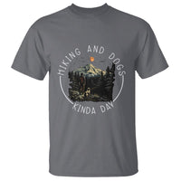Hiking And Dogs T Shirt Kinda Day Outdoor Lover Dog Owner - Wonder Print Shop