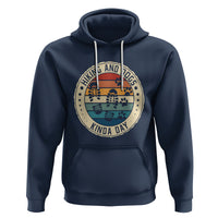 Hiking And Dogs Hoodie Kinda Day Outdoor Lover Dog Owner - Wonder Print Shop