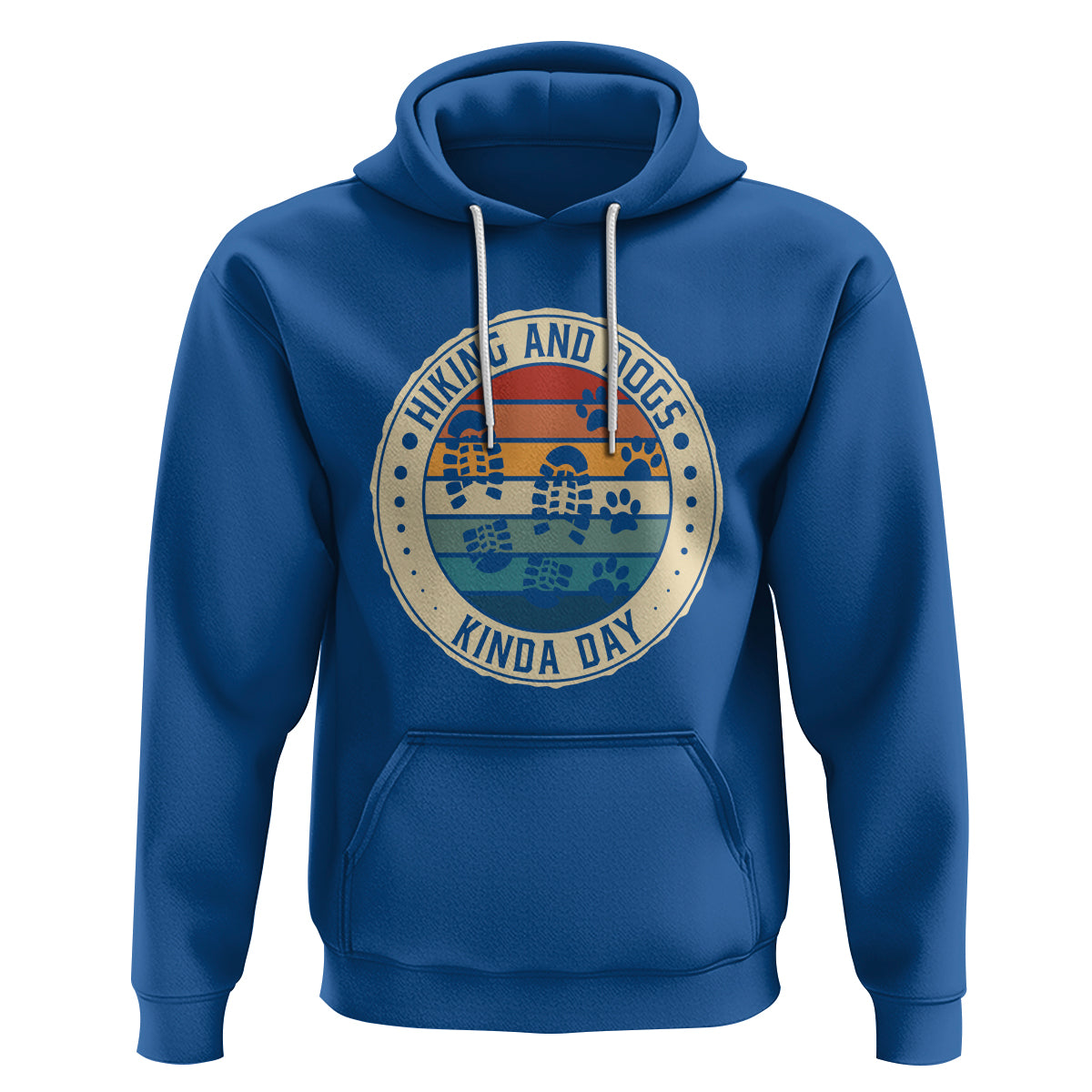 Hiking And Dogs Hoodie Kinda Day Outdoor Lover Dog Owner - Wonder Print Shop