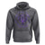Alzheimer Awareness Hoodie Love Never Forgets Remember For Those Who Cannot Purple Ribbon - Wonder Print Shop