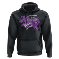 Dementia Awareness Hoodie Memories Matter Purple Ribbon Alzheimer - Wonder Print Shop