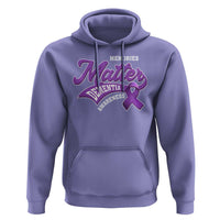 Dementia Awareness Hoodie Memories Matter Purple Ribbon Alzheimer - Wonder Print Shop
