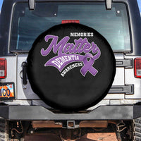 Dementia Awareness Spare Tire Cover Memories Matter Purple Ribbon Alzheimer