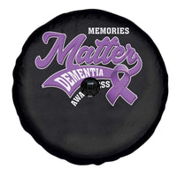 Dementia Awareness Spare Tire Cover Memories Matter Purple Ribbon Alzheimer